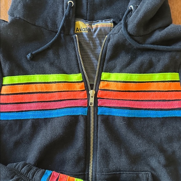 Aviator Nation Neon Stripe Set XS - Picture 4 of 7